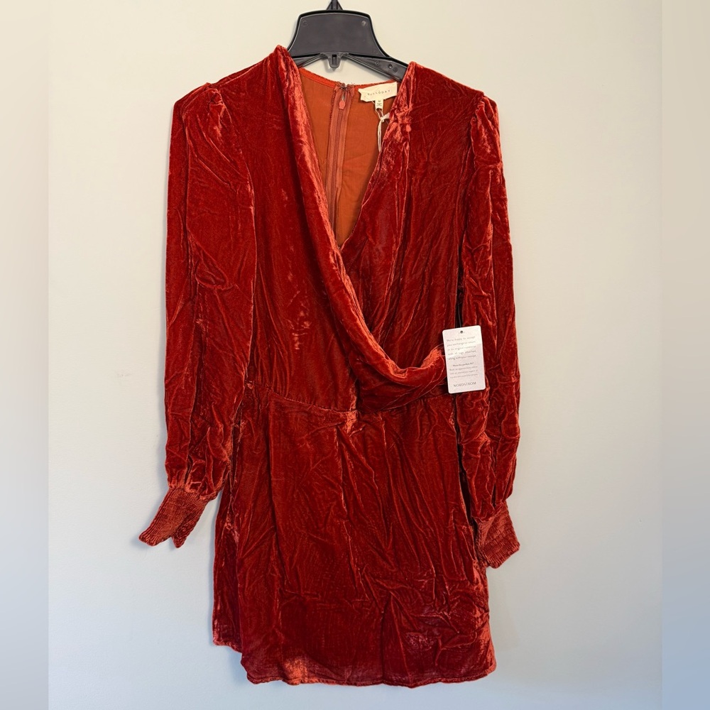 MELLODAY Women's Velvet Cocktail Dress Size M - Picture 1 of 6
